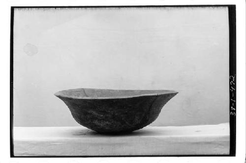 Large bowl-3503-Burial A-31, #1 orange