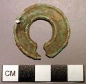 Pendant, disk-shaped