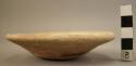 Pottery saucer - plain ware (B4)