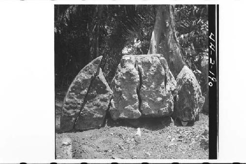 Round altar top of East Mound Plaza Group I