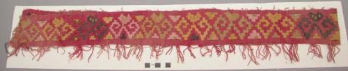 Border, slit tapestry