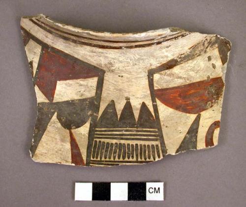 Restorable sikyatki polychrome potsherd