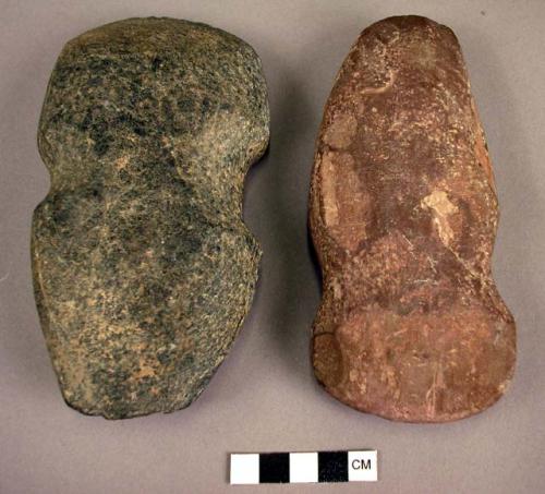 Ground stone axes, grooved