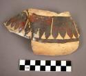 Restorable san bernardino polychrome potsherd