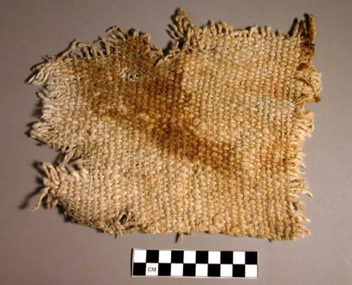 Woven textile fragment