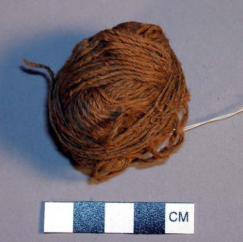 Skeins and ball of thread