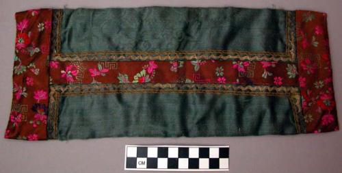 Embroidered tobacco pouch