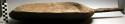Carved wooden "scoop" with handle, 24.5 x 11.5 in, used for food.  Carved by men