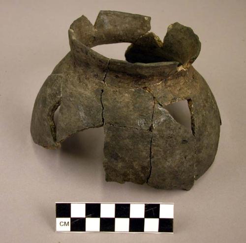 Jar, rim reconstructed, many sherds missing