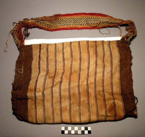 Bag, warp-striped