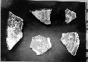 5 Tepen 2 polychrome tripod plate fragments. M.A.R.I., Tulane Univ., Pub.20