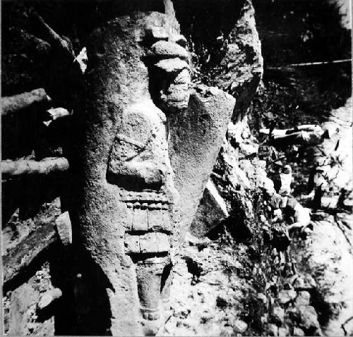 Central doorway, South column, Structure 3C7, Main Group.