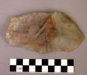 Levallois-like flake of stone, 12 x 6.5 x 1.5 cm. at thick end.