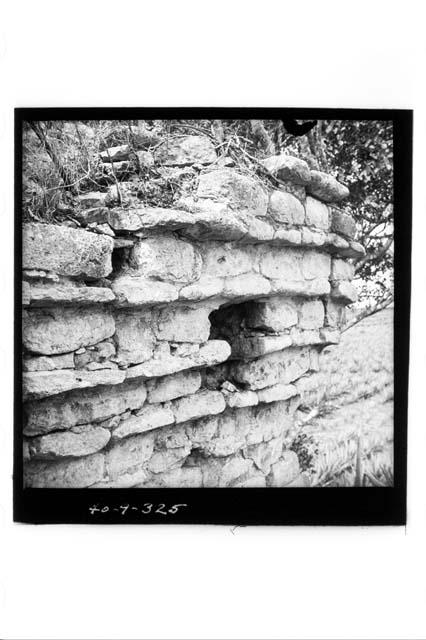 Stepped Vault Bldg., medial vault face, from SW.