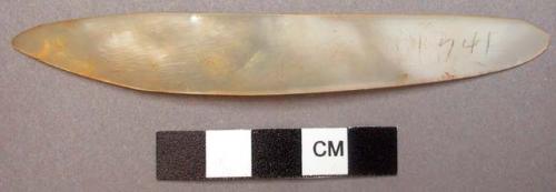 Pearl shell blade