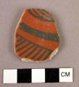 Worked sherd (black/red)