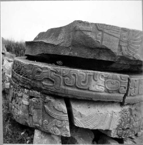 Sculptured column drums