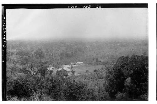 Aerial view of camp