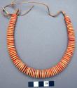 Shell bead necklace