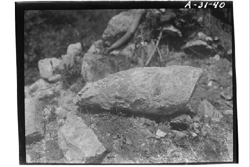 Four Lintels, vault stone.