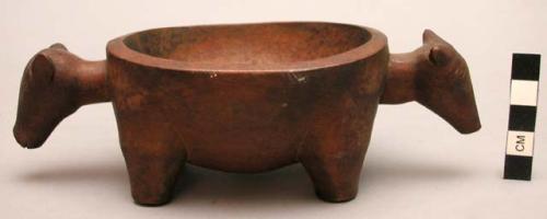 Hog shaped spice dish used mostly by priests