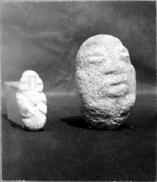 Small stone sculptures, A-18, 19