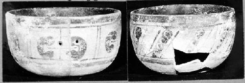 Polychrome bowls, Moller Coll. (Mo. 81, 82, 83, 84, 85, 86, 87, 88, 89).