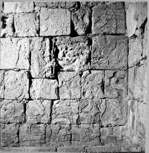 2D1. North Temple. Upper row of overlapping negatives of N wall.