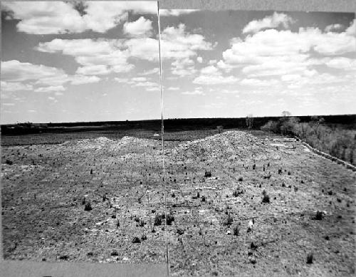 Panorama view no 1, from md 1; left to rifht, md 3, md 2; hacienda Yokozonot in