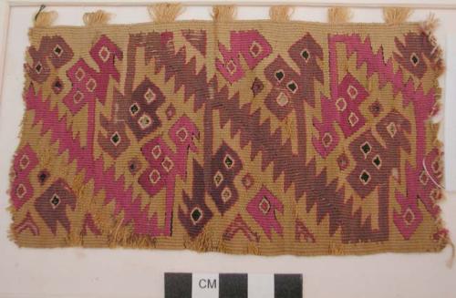 Border, slit tapestry