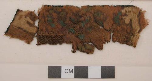 Textile, pile fragment