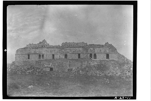 General view of casa II from west, Structure 2C2