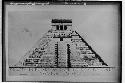 Illustration of Pyramide Interieure Au Castillo de Chichen-Itza Yucatan Mexique ; copy negative of PM# 50-63-20/17611