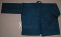 Jacket; Kimono style, blue.
