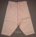 Pants, light pink silk, wid legs and waistband