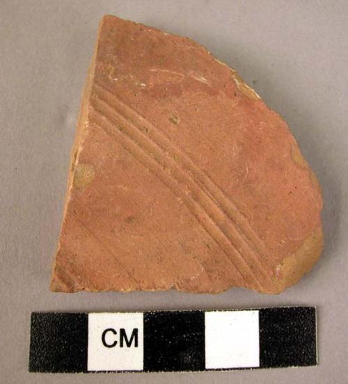 3 potsherds - plain ware (B4)