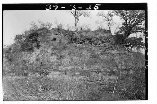 Large mound E. of road, from E.