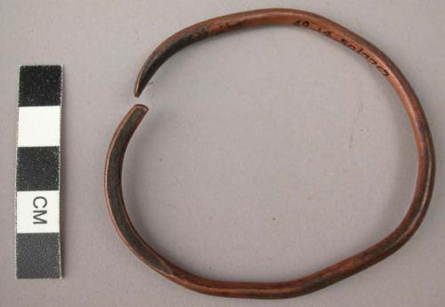 Copper anklet. Lusuwila