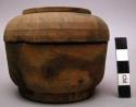 Wooden pepper container with lid
