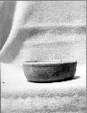White ware bowl, Sac. phase. Dia. orif. 15.8, Ht. 5.6 cms