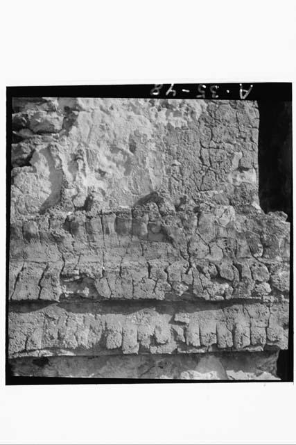 Stucco mold, on roof comb / Str. 3B2 (temple)