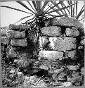 North face of wall on South side of court associated with main pyramid.