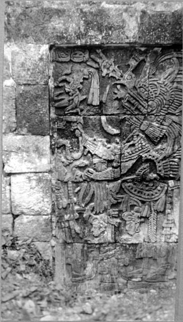 Palace, North sculptured wall panel