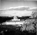 Caracol, Castillo & Temple of Warriors from Monjas