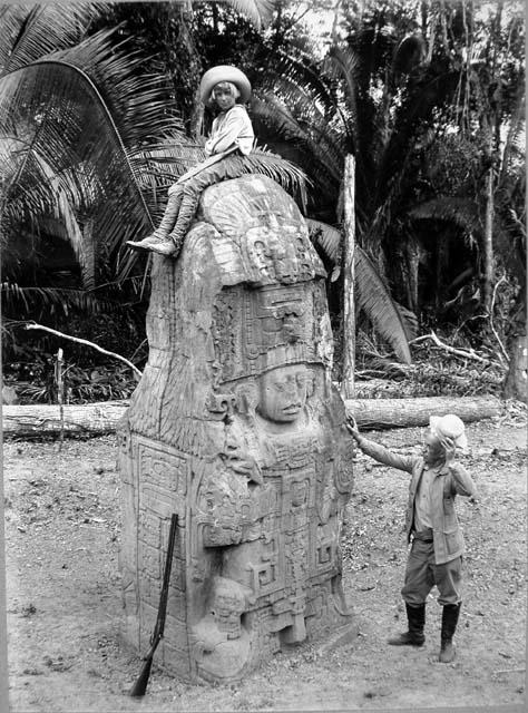 Stela K, west side