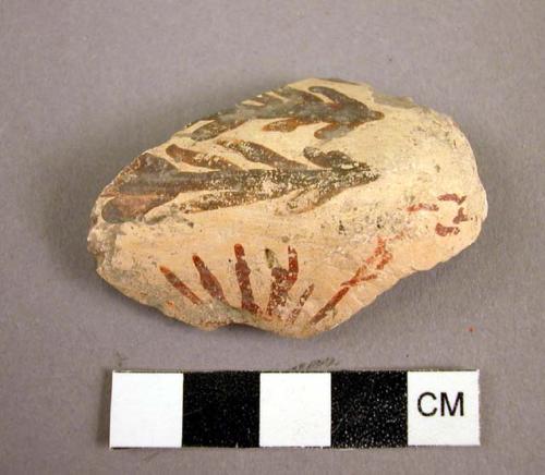 San Bernardino polychrome potsherd