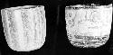 Two Peten-like Late Classic specimens  a :diachrome, black-on-orange deep bowl