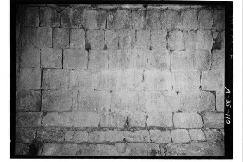 Str. 2B1 (Palace) Beam holes in vault at W. end, S. side, Story 2