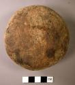 Hammerstone - use problematical; roughly circular; 3 3/8" diameter x +