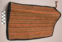 Woven bark fiber betel and tobacco pouch